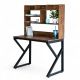 Bàn học liền giá sách 120x60cm chân sắt lắp ráp FD68056