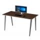 Bàn làm việc 140x70cm gỗ plywood chân sắt hệ Đa Giác HDG008