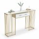 Bàn Console 160x30x100cm mặt đá chân sắt CST066