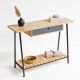 Bàn console có ngăn kéo 120x40x85cm gỗ cao su CST069