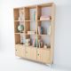 Kệ trang trí ô vuông 110x25x150cm gỗ plywood KTB68158