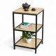 Kệ đứng 3 tầng 45x45x75cm gỗ plywood khung sắt KTB68160