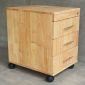 Tủ hồ sơ cá nhân có 3 ngăn kéo 50x40x50cm gỗ cao su TCN68001