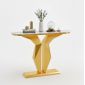Bàn console 120x30x85cm mặt đá ceramic chân sắt CST091