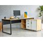 Bàn làm việc 180x80cm kết hợp tủ di động HBRT068