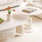 Bàn sofa đôi mặt đá chân sắt TT682896