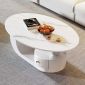 Bàn sofa đôi mặt đá chân sắt TT68288