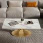 Bàn sofa chữ nhật 120x60x45cm mặt đá ceramic TT68291