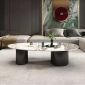 Bàn sofa có ngăn kéo 120x60cm mặt đá ceramic chân sắt  TT68302