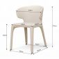 Ghế ăn bọc full da simili cao cấp GAK343