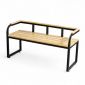 Ghế băng có tay tựa 120x45x60cm gỗ cao su GBD030
