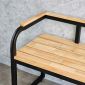 Ghế băng có tay tựa 120x45x60cm gỗ cao su GBD030