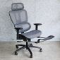 Ghế lưới văn phòng có tựa đầu Ergonomic màu xám HOGVP165