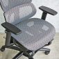 Ghế lưới văn phòng có tựa đầu Ergonomic màu xám HOGVP165