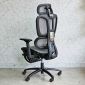 Ghế lưới văn phòng có tựa đầu Ergonomic màu xám HOGVP165