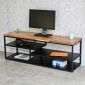 Kệ Tivi GEHA đơn giản 140cm khung sắt gỗ cao su KTV68073
