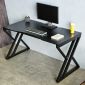 Bàn Gaming 140x70cm gỗ cao su chân chữ X GD68089