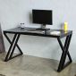 Bàn Gaming 140x70cm gỗ cao su chân chữ X GD68089