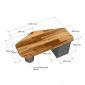 Bàn sofa có ngăn kéo 120x60cm gỗ tràm TT68304