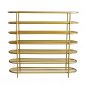 Kệ giày 7 tầng 120x35x110cm khung sắt KG68077
