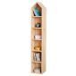 Kệ sách đứng 6 tầng 30x30x180cm gỗ cao su KS68260