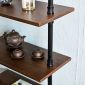 Kệ ống nước treo tường 3 tầng 60x30x120cm gỗ cao su KTT68024