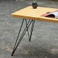 Bàn làm việc 140x70cm gỗ thông dày 4cm chân sắt phi SPD68166
