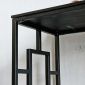 Bàn làm việc 100x60cm gỗ cao su chân sắt SPD68222