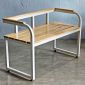 Ghế băng có tay tựa 90x45x60cm gỗ cao su GBD036