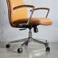 Ghế Giám Đốc màu nâu kem tựa đầu lưng cao GSP-6809