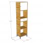Kệ trang trí 40x30x160cm gỗ cao su KS68264