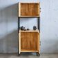 Kệ tủ trang trí 60x35x152cm gỗ cao su KTB68194