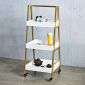 Kệ trưng bày di động 44x40x100cm gỗ cao su TDSL009