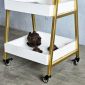 Kệ trưng bày di động 44x40x100cm gỗ cao su TDSL009