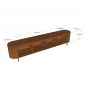 Tủ tivi phòng khách 240x40x42cm gỗ cao su KTV68112