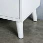 Tủ trang trí cửa kính 120x40x105cm gỗ cao su KTB68196