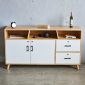 Tủ trưng bày 149x40x81cm gỗ cao su KTB68193