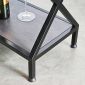 Kệ 3 tầng khung sắt gỗ cao su KS68124