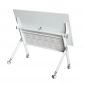 Bàn đào tạo gấp gọn 120x60cm chân sắt di động SPD68224