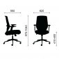 Ghế lưới văn phòng HOM1110-T02