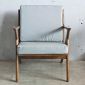 Ghế sofa Z Armchair bọc da PU gỗ Ash GSD68098