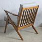 Ghế sofa Z Armchair bọc da PU gỗ Ash GSD68098