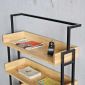 Kệ sách áp tường 84x28x180cm gỗ cao su KS68267