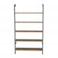 Kệ sách áp tường 5 tầng 106x28x180cm gỗ cao su KS68268