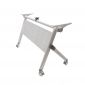 Bàn đào tạo gấp gọn 120x60cm chân sắt di động SPD68224