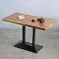 Bàn nhà hàng/cafe chữ nhật 120x65cm gỗ me tây CFD68235
