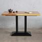Bàn nhà hàng/cafe chữ nhật 120x65cm gỗ me tây CFD68235