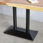 Bàn nhà hàng/cafe chữ nhật 120x65cm gỗ me tây CFD68235