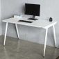Bàn làm việc 140x70cm gỗ cao su hệ CONE lắp ráp HBCO067