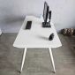 Bàn làm việc 140x70cm gỗ cao su hệ CONE lắp ráp HBCO067